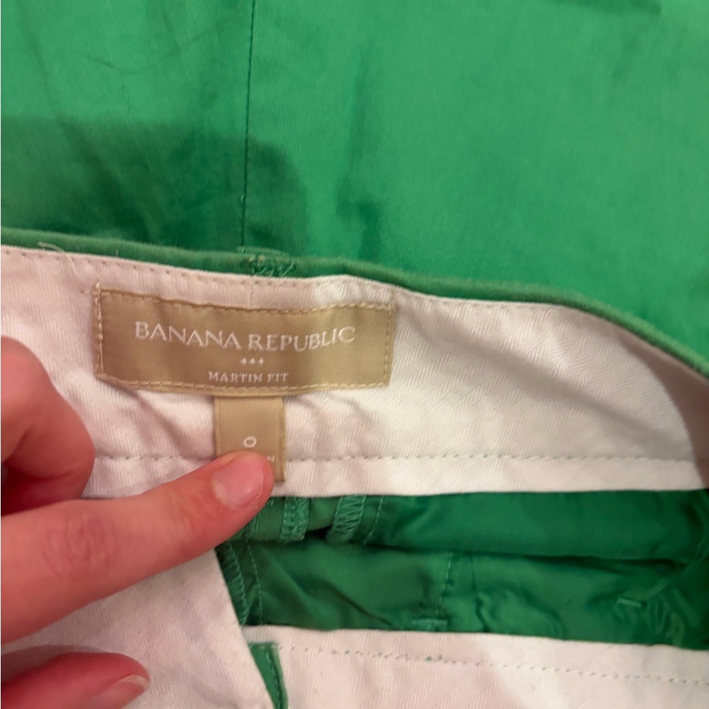 Banana Republic Vibrant Green Trousers